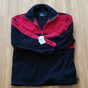 Polo fleece pullover